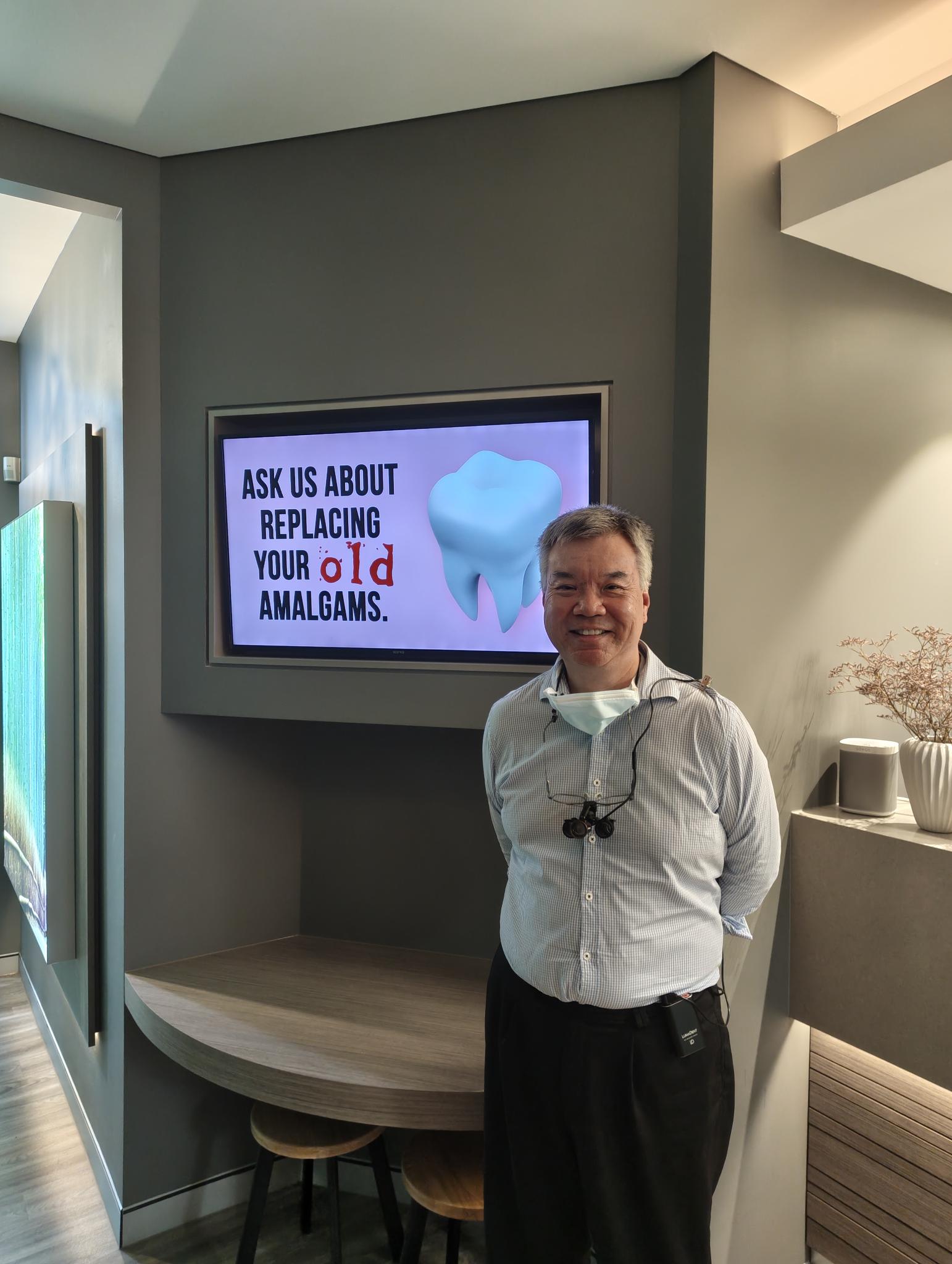 Channel D playing on the TV at Chatswood Dental Associates